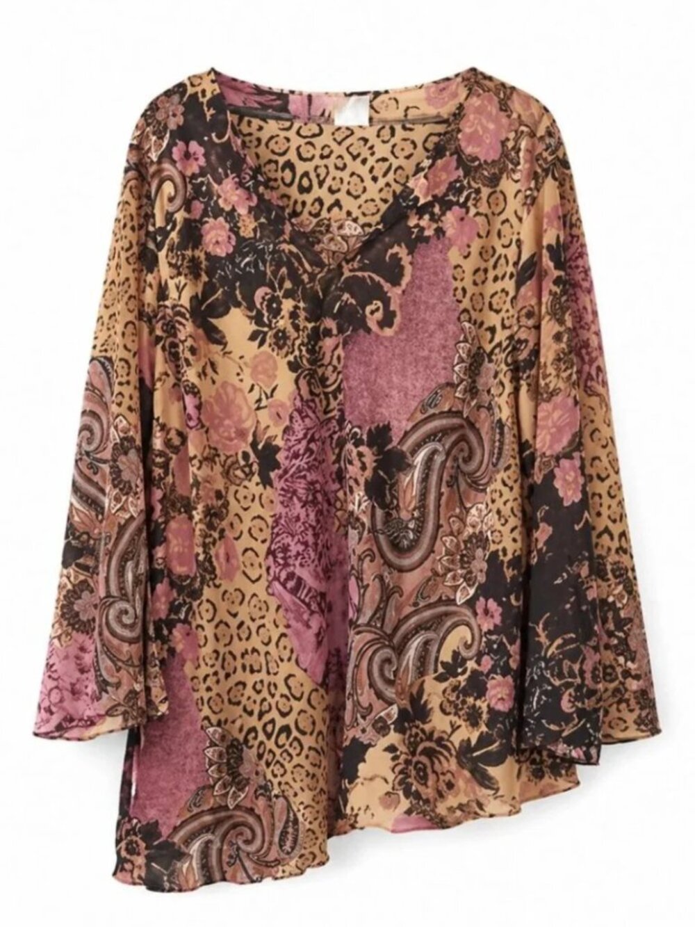 Plus Size STUDIO C Flowy Tunic Top